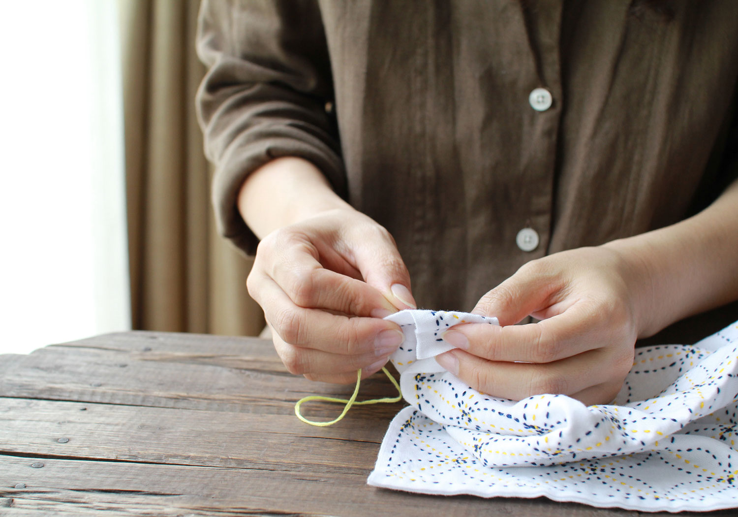 刺し子のイメージ写真
